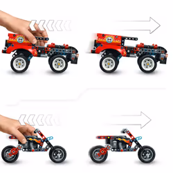 LEGO Technic Stunt Show Truck & Bike 42106 - Additional view 3