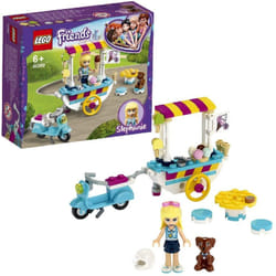 LEGO 41389 Friends Ice Cream Cart Playset with Stephanie, Scooter and Dash