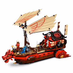 LEGO 71705 NINJAGO Legacy Destiny's Bounty Playset, Battle Ship Toy - Additional view 2