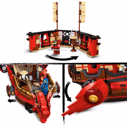 LEGO 71705 NINJAGO Legacy Destiny's Bounty Playset, Battle Ship Toy - Additional view 4