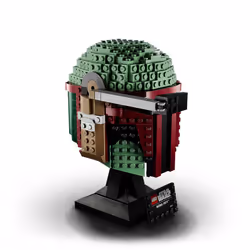 LEGO 75277 Star Wars Boba Fett Helmet Display Building Set, Advanced Collectible Gift Model for Adults