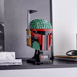 LEGO 75277 Star Wars Boba Fett Helmet Display Building Set, Advanced Collectible Gift Model for Adults - Additional view 4