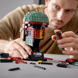 LEGO 75277 Star Wars Boba Fett Helmet Display Building Set, Advanced Collectible Gift Model for Adults - Additional view 5