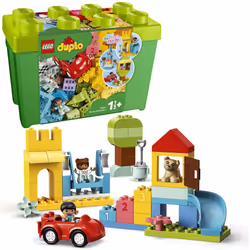LEGO 10914 DUPLO Classic Deluxe Brick Box Building Set with Storage, First Bricks Educational Learning Toy for Toddlers 1 .5 ...