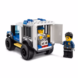 LEGO 60246 City Police Station Building Set with 2 Truck Toys, Light & Sound Bricks, Drone and Motorbike - Additional view 5