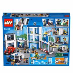 LEGO 60246 City Police Station Building Set with 2 Truck Toys, Light & Sound Bricks, Drone and Motorbike - Additional view 7