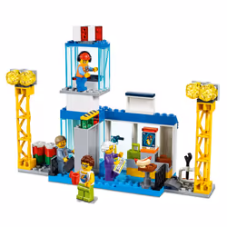 LEGO 60261 City 4+ Central Airport Playset with Toy Plane, Fuel Truck & Pilot Figure