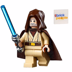 LEGO Star Wars: OBI Wan Kenobi Minifigure (Old with Hood)