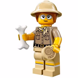 LEGO Series 13 Minifigures - Paleontologist Minifig with Bone and Fossil (71008)