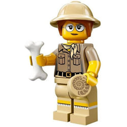 LEGO Series 13 Minifigures - Paleontologist Minifig with Bone and Fossil (71008)