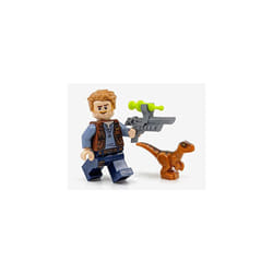 LEGO Jurassic World: Owen Grady with Baby Raptor and Tranquilizer Gun