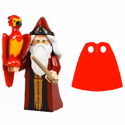 LEGO Harry Potter Series 2: Dumbledore with Extra Red Spongy Cape (71028)