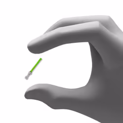 LEGO Accessories: Star Wars Replacement Dark Green (Lightly Frosted) Lightsaber (Trans-Dark Green) - for Minifigs