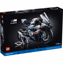 LEGO 42130 Technic BMW M 1000 RR Motorbike Model Kit for Adults, Build and Display Motorcycle Set with Authentic Features, Ve ...