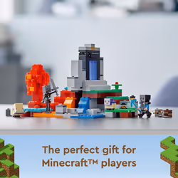 LEGO 21172 Minecraft The Ruined Portal Toy with Steve and Wither Skeleton Figures, Building Set for Kids 8+ Years Old - Additional view 4