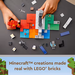 LEGO 21172 Minecraft The Ruined Portal Toy with Steve and Wither Skeleton Figures, Building Set for Kids 8+ Years Old - Additional view 5