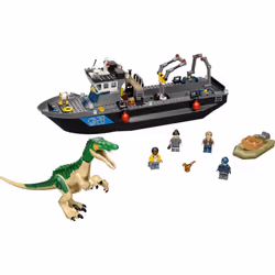 LEGO Jurassic World Baryonyx Dinosaur Floating Boat Escape Set 76942
