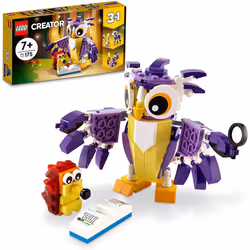 LEGO Creator 3in1 Fantasy Forest Creatures Set 31125