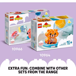 LEGO 10965 DUPLO Bath Time Fun: Floating Animal Train Bath Toy for Babies and Toddlers 1.5 Years Old with Duck, Hippo and Polar... - Additional view 5