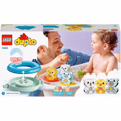 LEGO 10965 DUPLO Bath Time Fun: Floating Animal Train Bath Toy for Babies and Toddlers 1.5 Years Old with Duck, Hippo and Polar... - Additional view 6