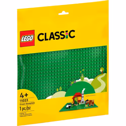 LEGO 11023 Classic Green Baseplate, Square 32x32 Stud Building Base, Build and Display Board