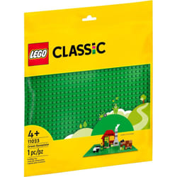 LEGO 11023 Classic Green Baseplate, Square 32x32 Stud Building Base, Build and Display Board