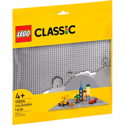 LEGO 11024 Classic Grey Baseplate, 48x48 Stud Building Base, Build and Display Board