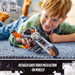 LEGO Marvel Ghost Rider Mech & Bike Set 76245 - Additional view 2