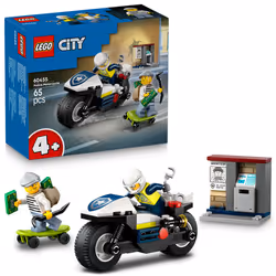 LEGO City 60455 Police Motorcycle Chase Age 4+ 65pcs