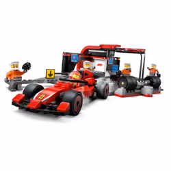 LEGO City 60443 F1 Pit Stop & Pit Crew with Ferrari Car Age 6+ 322pcs