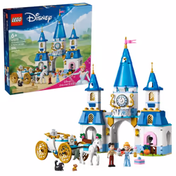 LEGO DISNEY PRINCESS 43275 Cinderella's Castle and Horse Carriage