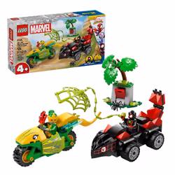 Lego Marvel Spin And Electro Dinosaur Vehicle Chase
