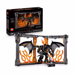 Lego Icons 10967 Lord Of The Rings Balrog Book Nook With Gandalf Mini Figure