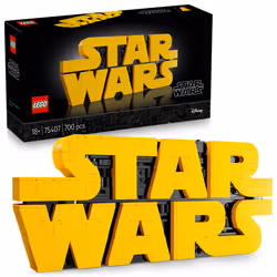 LEGO Star Wars 75407 Brick-Built Star Wars Logo Age 18+ 700pcs