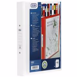 Vision binder PVC 25mm capacity with clear pocket on the front ideal for personalised presentations - side loading pocket. La ...