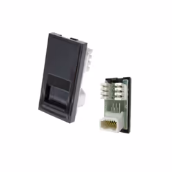 Triax Telephone Slave (Krone) Euro Insert Module Black Faceplate 304271