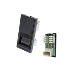 Triax Telephone Slave (Krone) Euro Insert Module Black Faceplate 304271