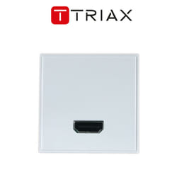 Triax HDMI Euro Insert Module White Faceplate 304292