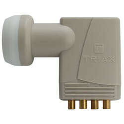 Triax 304874 Low Noise Block downconverter (LNB) 10.7 - 12.75 GHz Grey, White