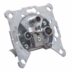 Triax 306271 socket-outlet SAT + TV + Radio Stainless steel