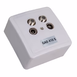 Triax GAD 410 S, IEC, 75 Ω, Grey, EN50083-2 (Class A), -25 - 55 °C, 80 mm