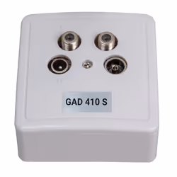 Triax GAD 410 S socket-outlet IEC Grey