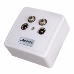 Triax GAD 410 S socket-outlet IEC Grey