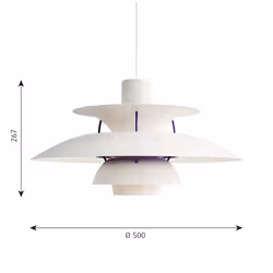 Louis Poulsen PH 5 75W E27 HUES OF GREEN ceiling lighting