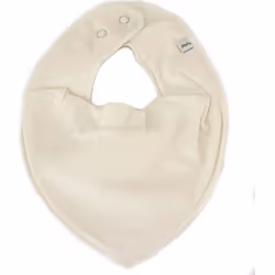 Pippi Babywear 1402_200, Dribble/bandana bib, White, Unisex, Child, Monochromatic, Snap closure