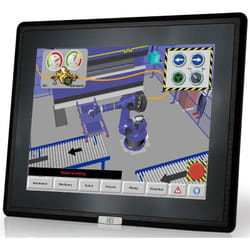 Moxa 12&quot; LCD MONITOR. TOUCH. PROJEC