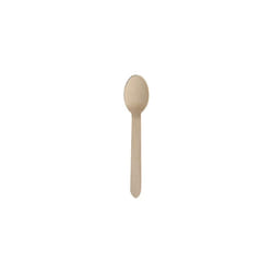 Gastro-Line 16cm Wooden Disposable Spoons, The Eco-Labelled Wooden Cutlery Choice for your Disposable Cutlery, 100% Compostable Birchwood from