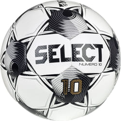 SELECT Numero 10 Soccer Ball  White/Black NFHS V25  Size 5