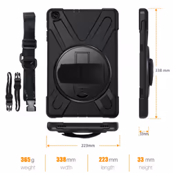 eSTUFF ES681840-BULK tablet case 25.6 cm (10.1") Cover Black - Additional view 4