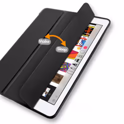 eSTUFF SEATTLE Pencil Case for iPad 9.7 2018/2017 - Grey PU leather - Additional view 4
